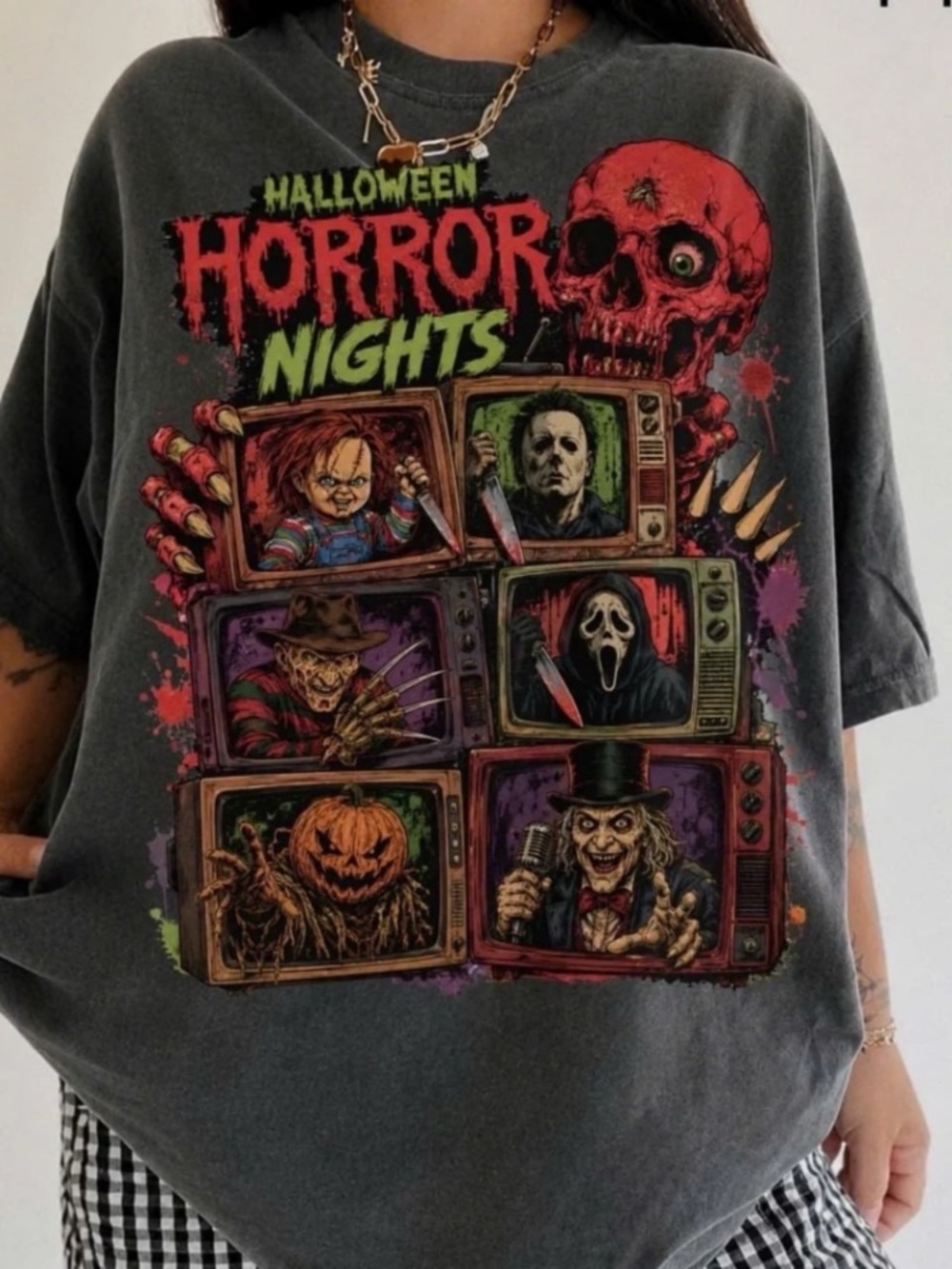 Comfort Colors Pepper Halloween Horror Nights Graphic Tee